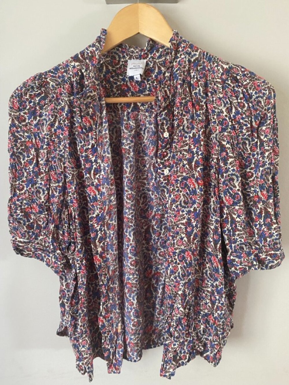 Jolie Jolie Petite Mendigote Bertha Floral Blouse